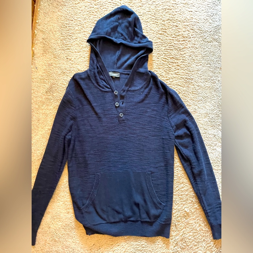 Navy blue express hoodie